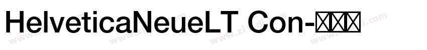HelveticaNeueLT Con字体转换
